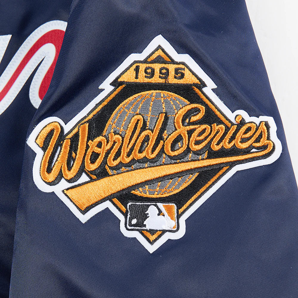 MLB ATLANTA BRAVES CLASSIC BIG BOYS SATIN JACKET