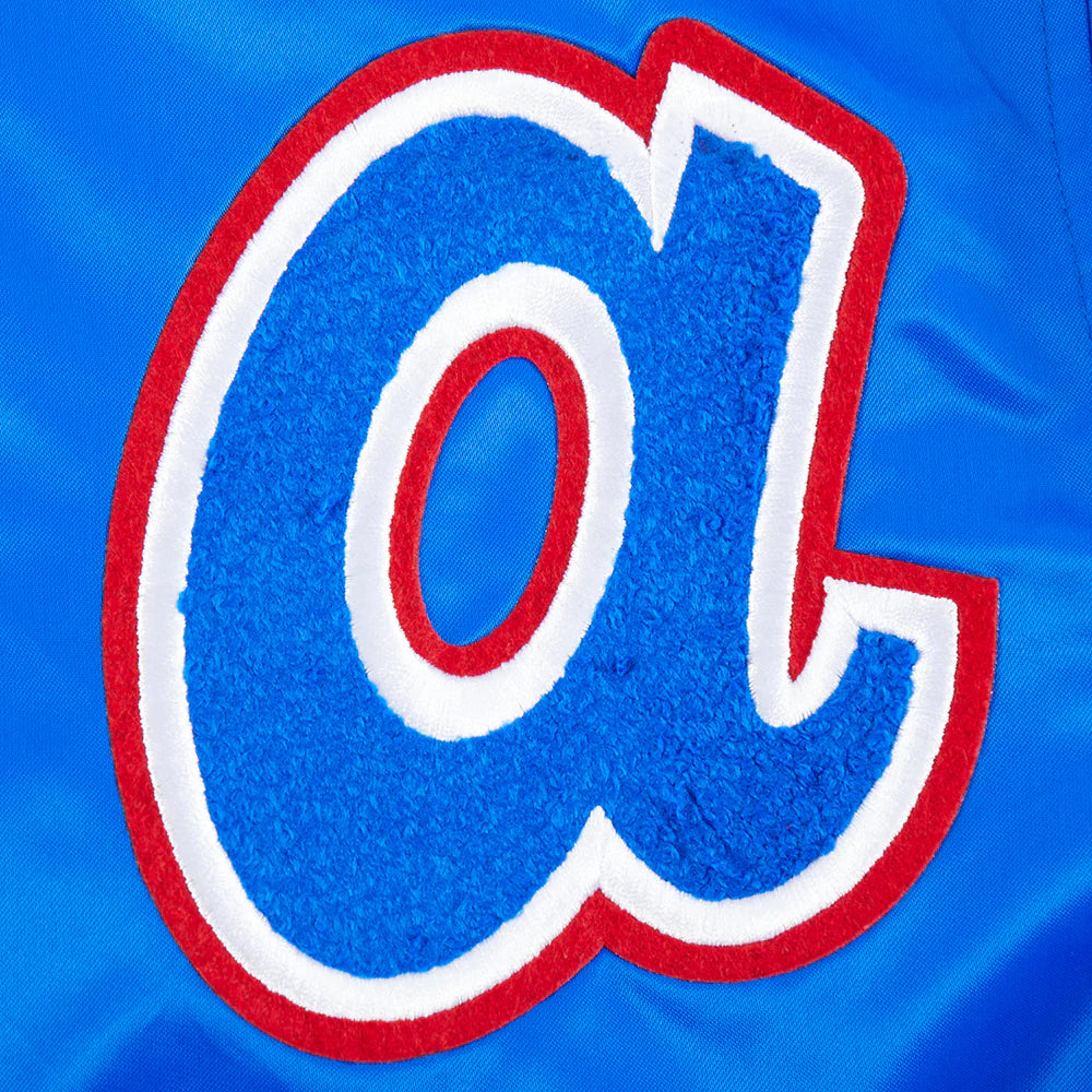 MLB ATLANTA BRAVES RETRO CLASSIC BIG BOYS RIB SATIN JACKET