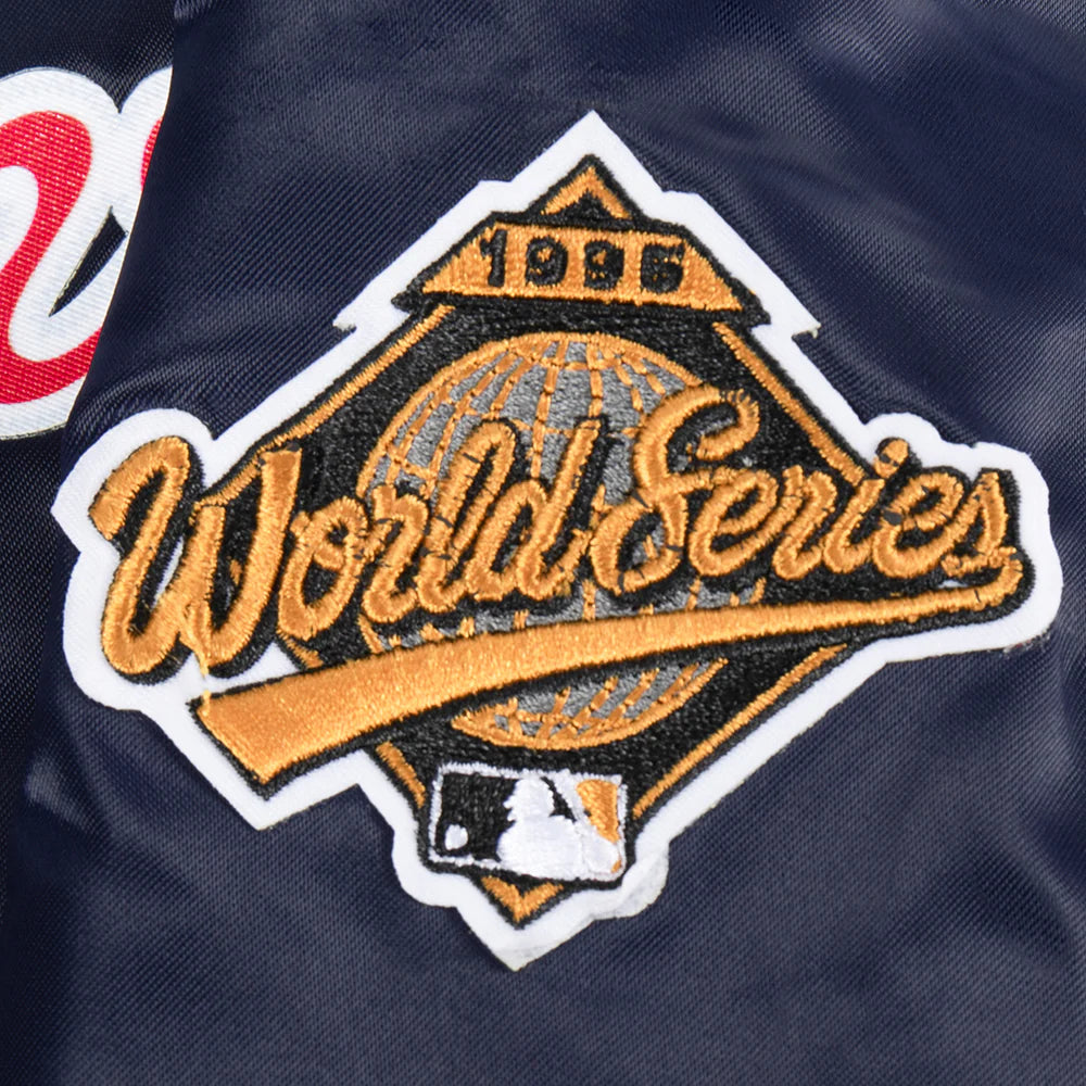 MLB ATLANTA BRAVES CLASSIC TODDLER BOYS SATIN JACKET