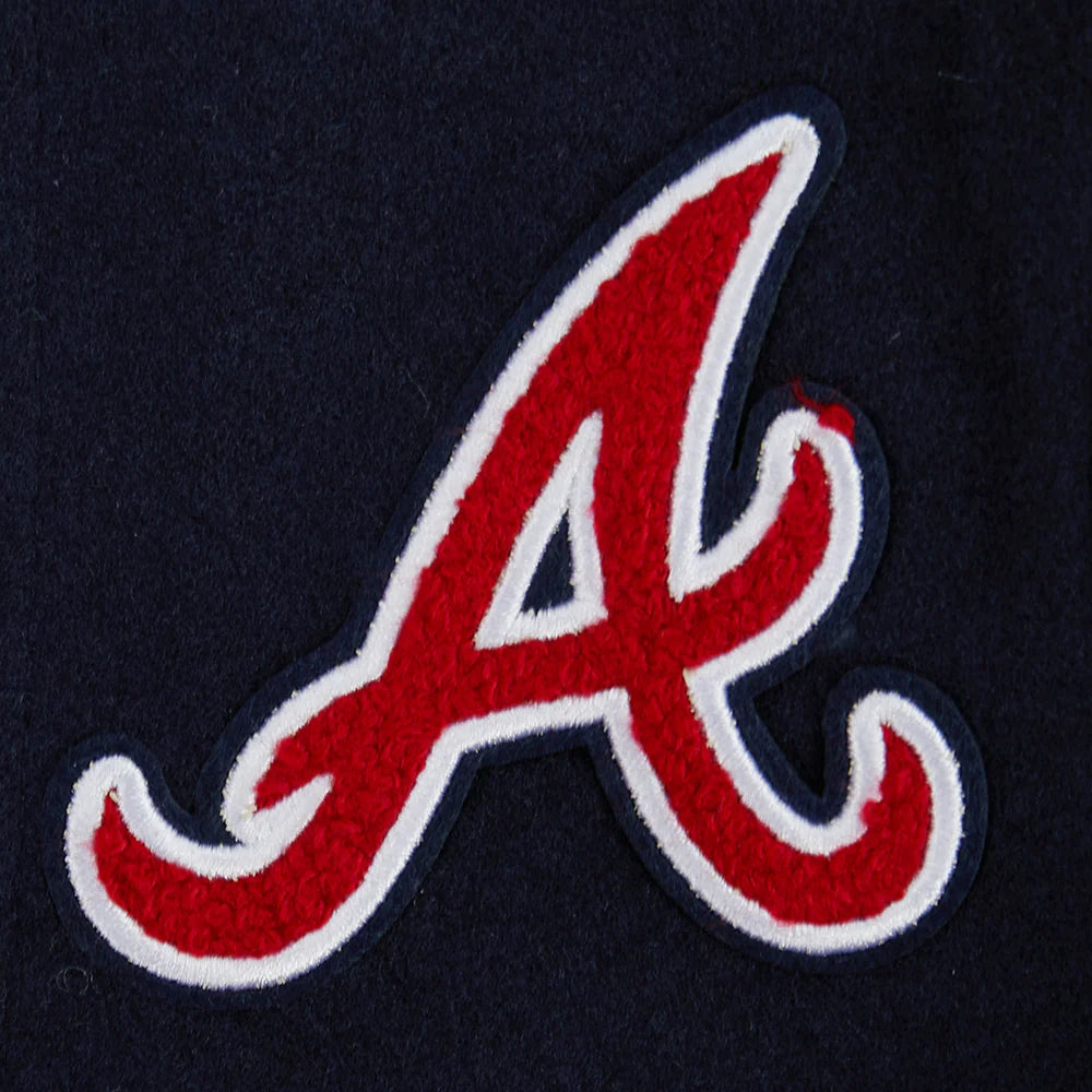 MLB ATLANTA BRAVES CLASSIC TODDLER BOYS WOOL VARSITY JACKET