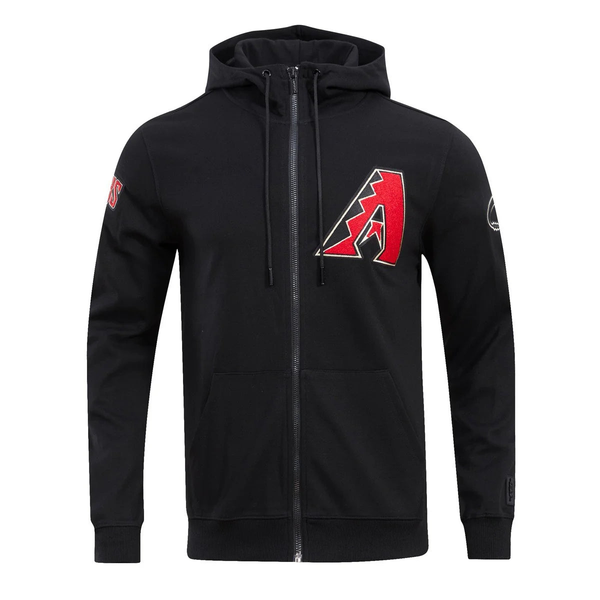MLB ARIZONA DIAMONDBACKS CLASSIC CHENILLE MEN'S FULL ZIP PULLOVER HOODIE