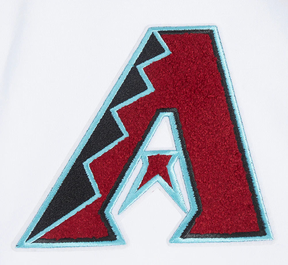 MLB ARIZONA DIAMONDBACKS CLASSIC CHENILLE MEN'S FULL ZIP PULLOVER HOODIE