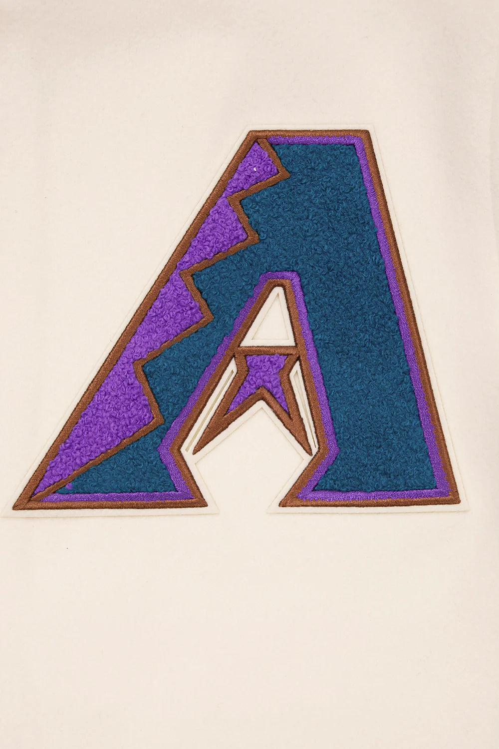 MLB ARIZONA DIAMONDBACKS RETRO CLASSIC MEN'S RIP WOOL VARSITY JACKET