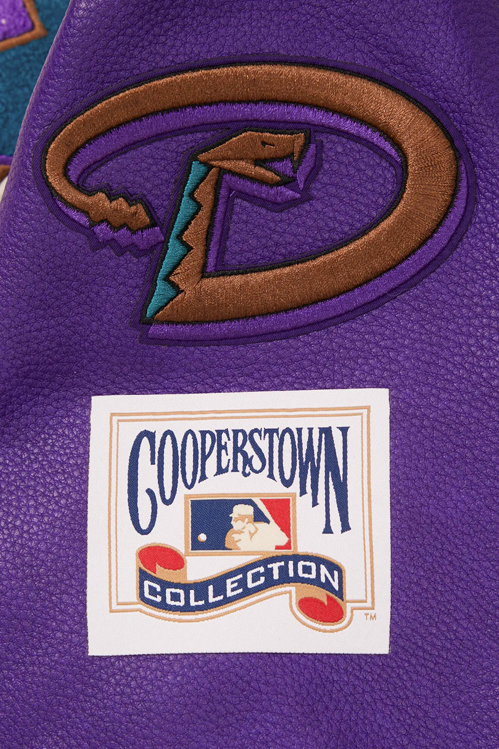 MLB ARIZONA DIAMONDBACKS RETRO CLASSIC MEN'S RIP WOOL VARSITY JACKET