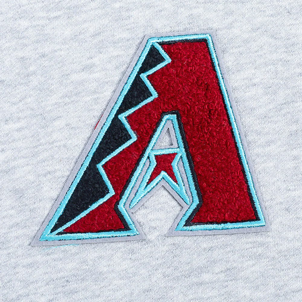 MLB ARIZONA DIAMONDBACKS CLASSIC WOMEN'S CROPPED FLEECE PULLOVER HOODIE
