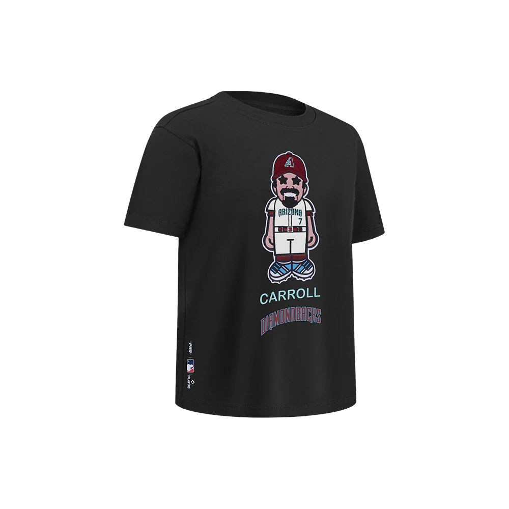 MLB ARIZONA DIAMONDBACKS CORBIN CARROLL #7 AVATAR LITTLE BOYS SHORT SLEEVE TOP