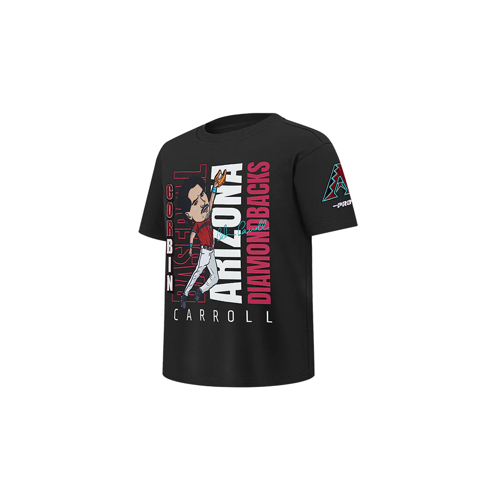 MLB ARIZONA DIAMONDBACKS CORBIN CARROLL #7 REMIX AVATAR TODDLER BOYS SHORT SLEEVE TOP