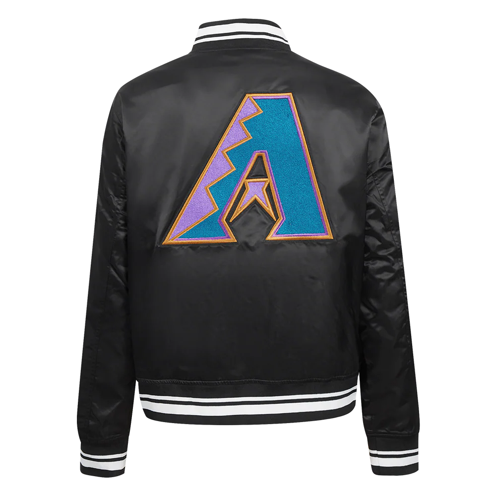 MLB ARIZONA DIAMONDBACKS RETRO CLASSIC WOMEN'S RIB SATIN JACKET