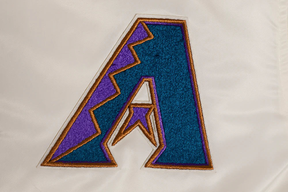 MLB ARIZONA DIAMONDBACKS RETRO CLASSIC WOMEN'S RIB SATIN JACKET