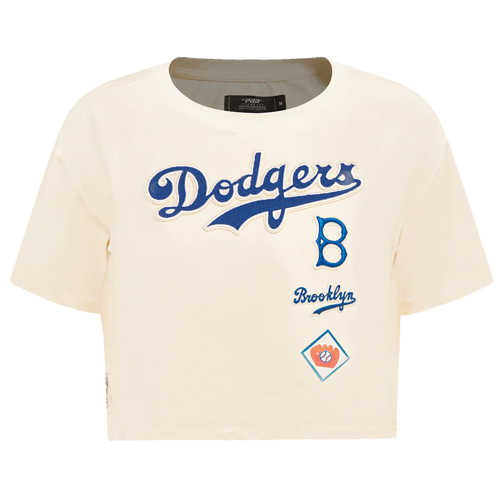 MLB BROOKLYN DODGERS RETRO CLASSIC WOMEN'S BOXY TOP