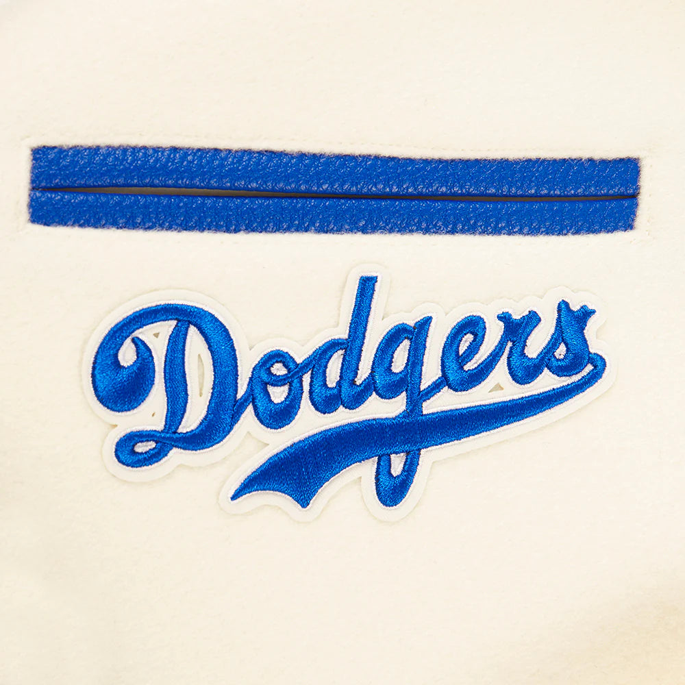 MLB BROOKLYN DODGERS RETRO CLASSIC BIG BOYS RIB WOOL VARSITY JACKET