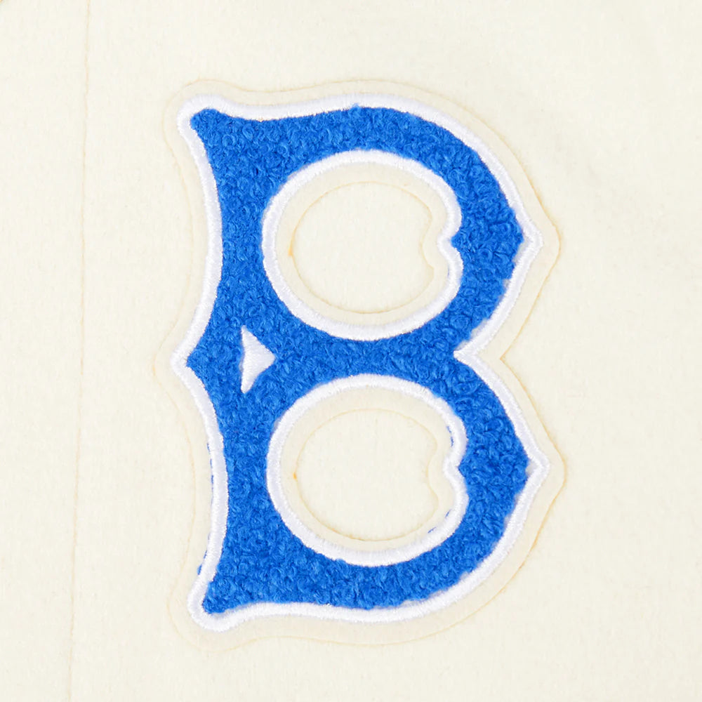 MLB BROOKLYN DODGERS RETRO CLASSIC TODDLER BOYS RIB WOOL VARSITY JACKET