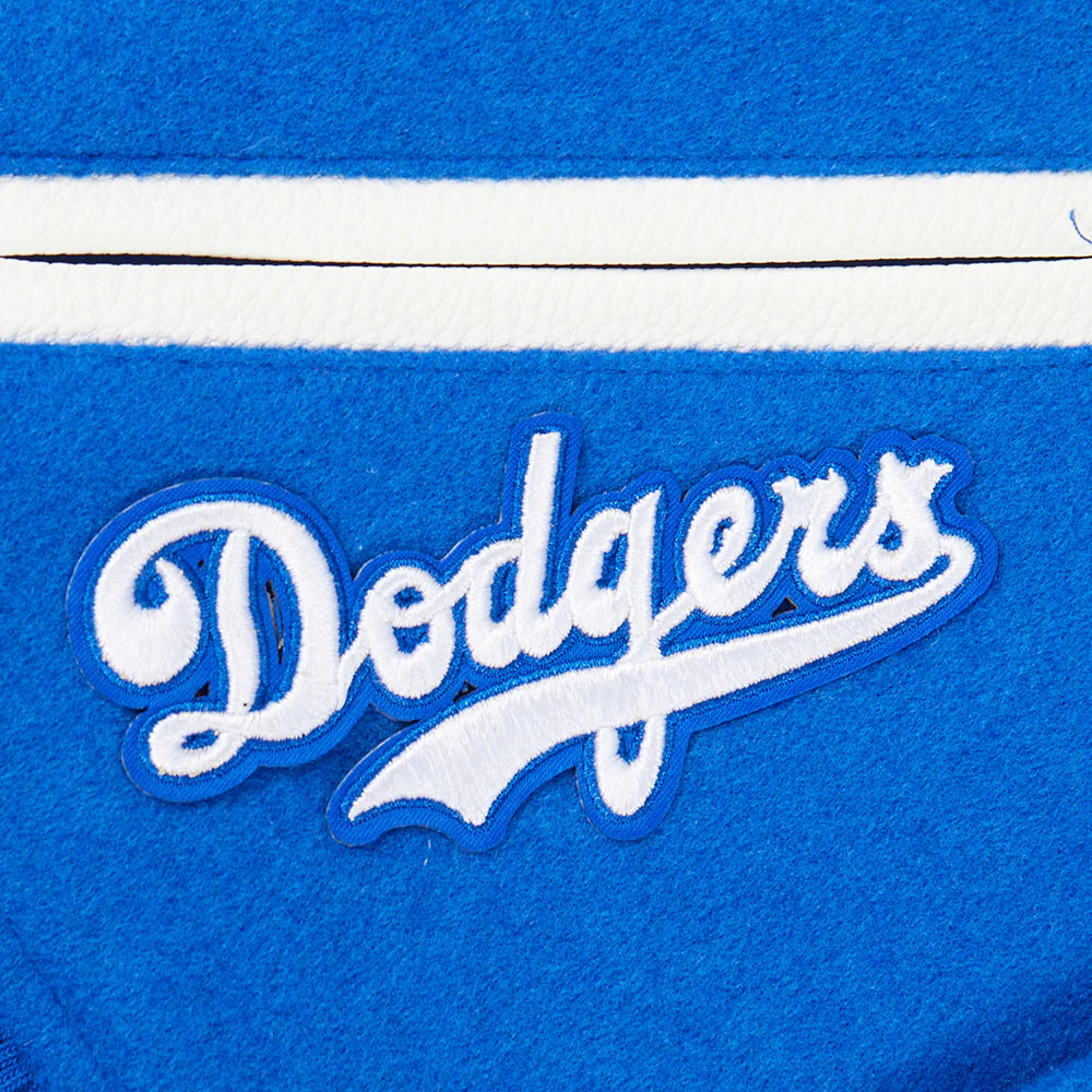MLB BROOKLYN DODGERS RETRO CLASSIC TODDLER BOYS RIB WOOL VARSITY JACKET