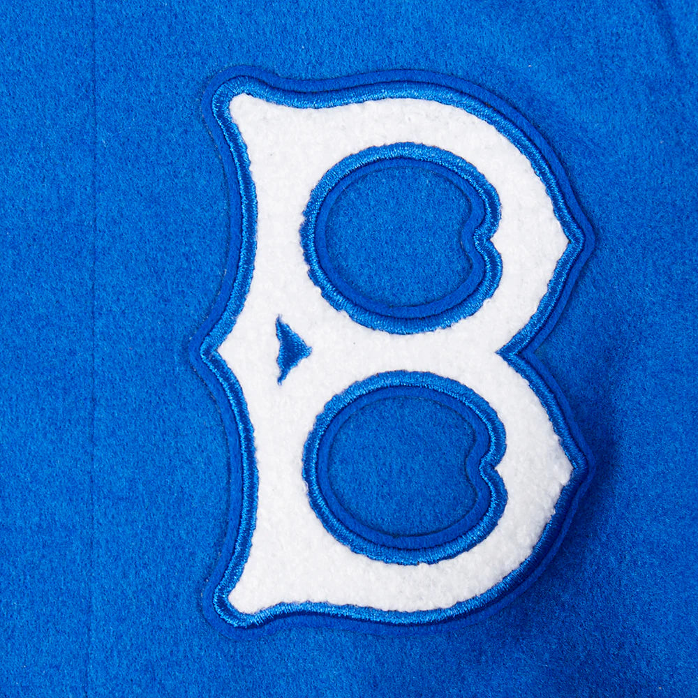 MLB BROOKLYN DODGERS RETRO CLASSIC TODDLER BOYS RIB WOOL VARSITY JACKET