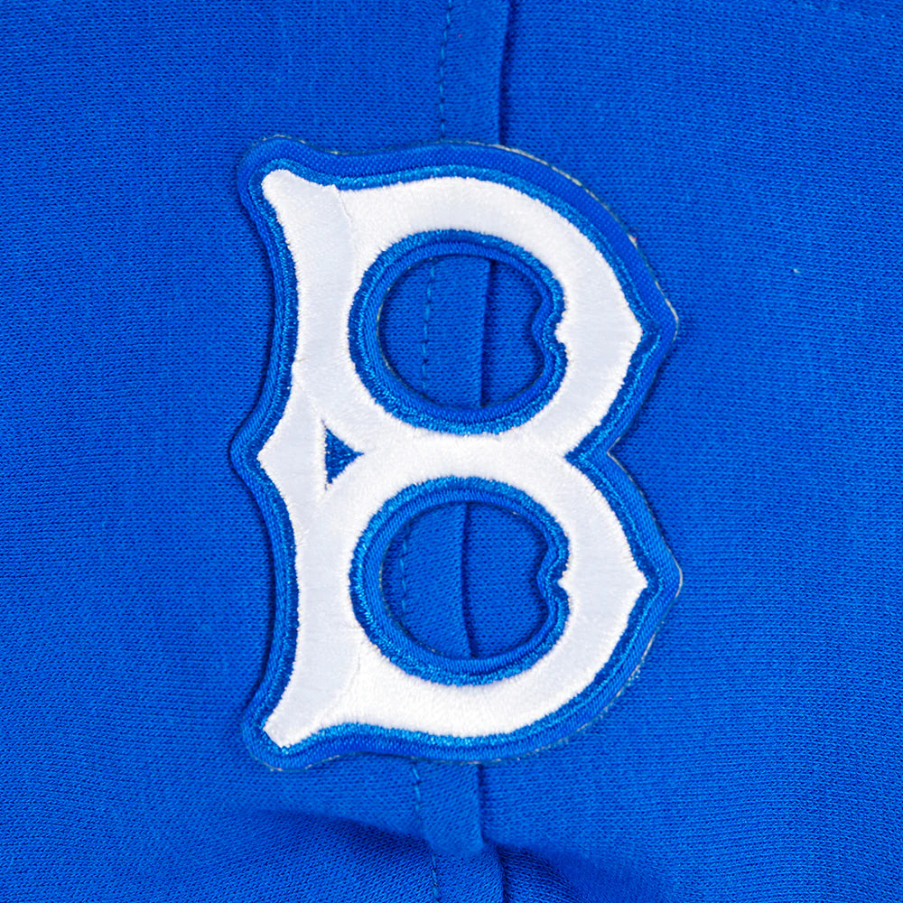 MLB BROOKLYN DODGERS RETRO CLASSIC TODDLER GIRLS RIB FLEECE PO HOODIE