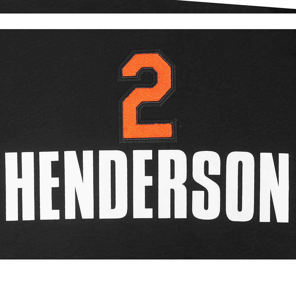 MLB BALTIMORE ORIOLES ADLEY RUTSCHMAN #35 CLASSIC MEN'S SHORT SLEEVE PULLOVER HOODIE