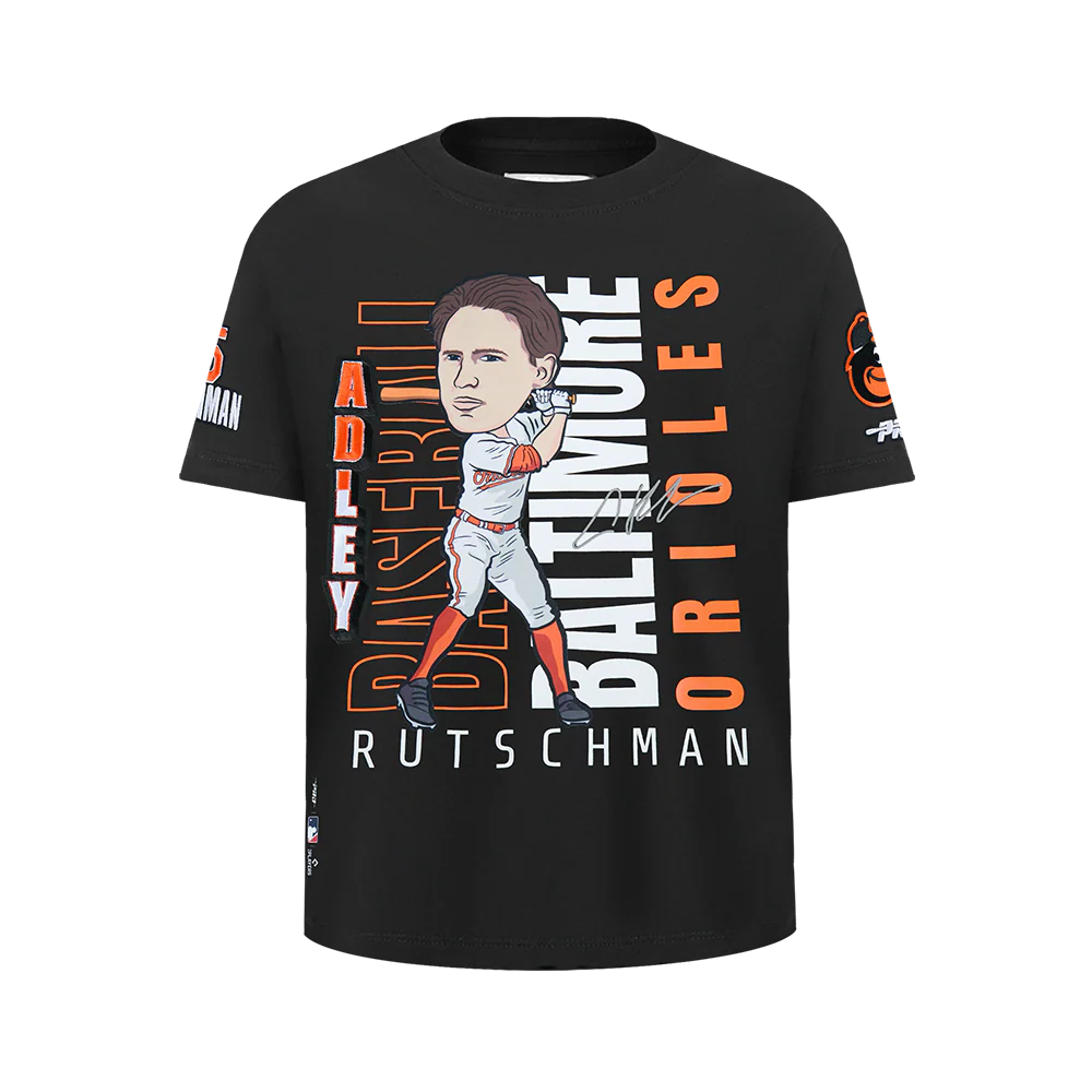 MLB BALTIMORE ORIOLES ADLEY RUTSCHMAN #35 REMIX AVATAR BIG BOYS SHORT SLEEVE TOP