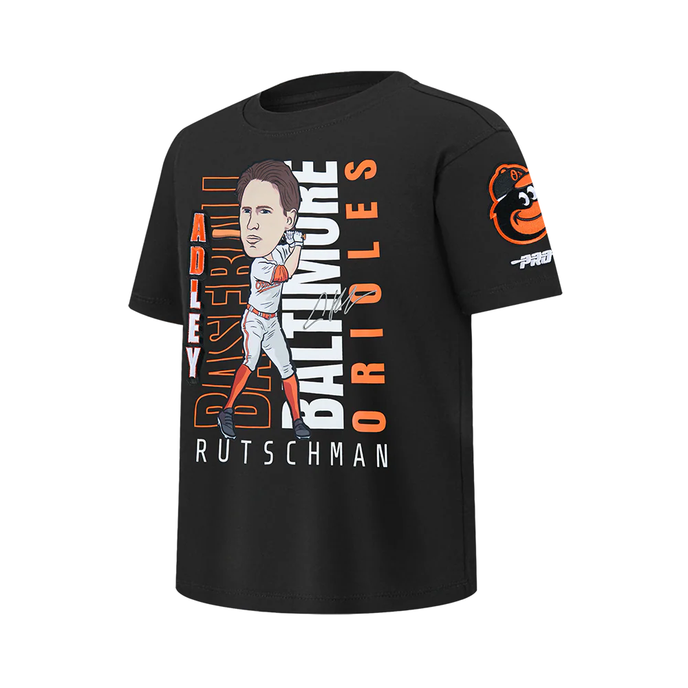 MLB BALTIMORE ORIOLES ADLEY RUTSCHMAN #35 REMIX AVATAR BIG BOYS SHORT SLEEVE TOP