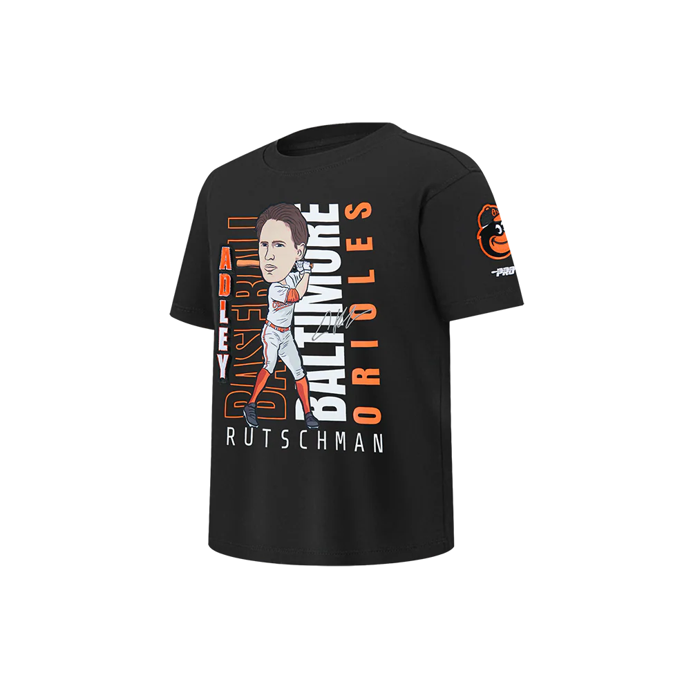MLB BALTIMORE ORIOLES ADLEY RUTSCHMAN #35 REMIX AVATAR LITTLE BOYS SHORT SLEEVE TOP