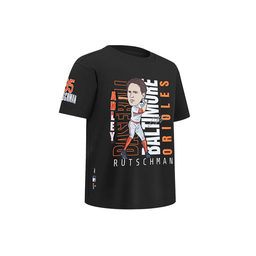 MLB BALTIMORE ORIOLES ADLEY RUTSCHMAN #35 REMIX AVATAR LITTLE BOYS SHORT SLEEVE TOP
