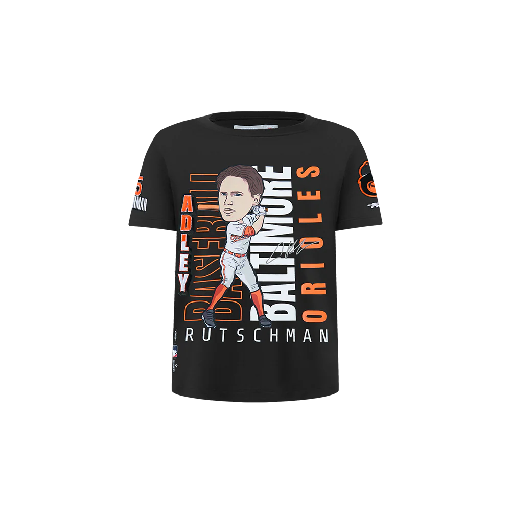 MLB BALTIMORE ORIOLES ADLEY RUTSCHMAN #35 REMIX AVATAR TODDLER BOYS SHORT SLEEVE TOP
