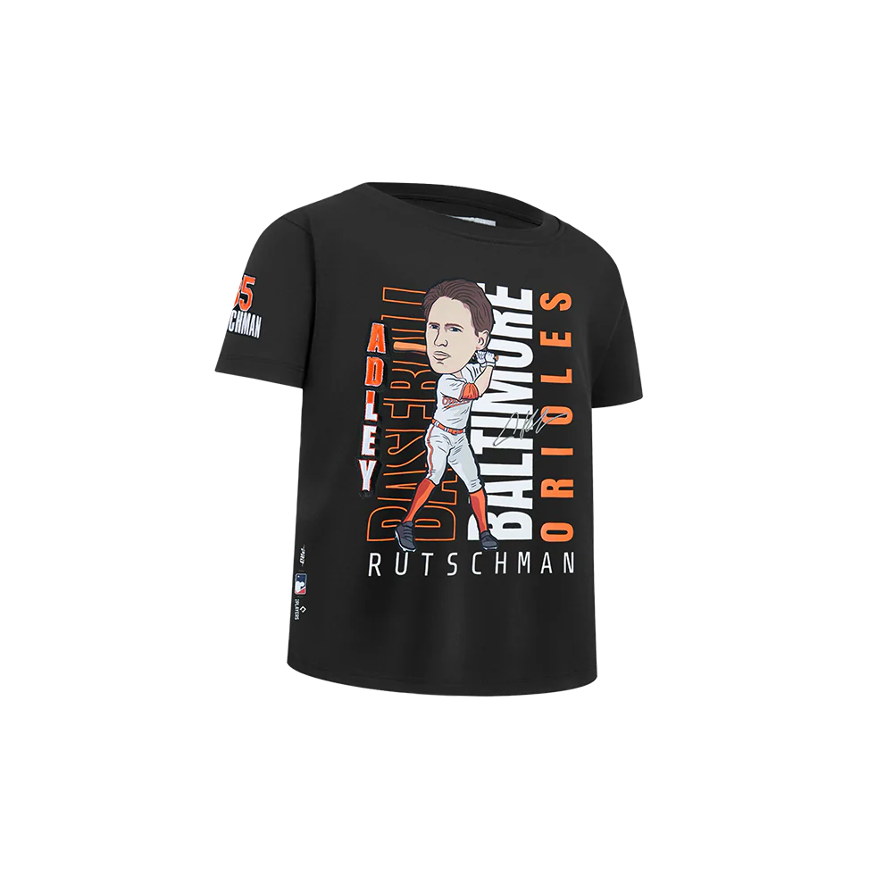 MLB BALTIMORE ORIOLES ADLEY RUTSCHMAN #35 REMIX AVATAR TODDLER BOYS SHORT SLEEVE TOP