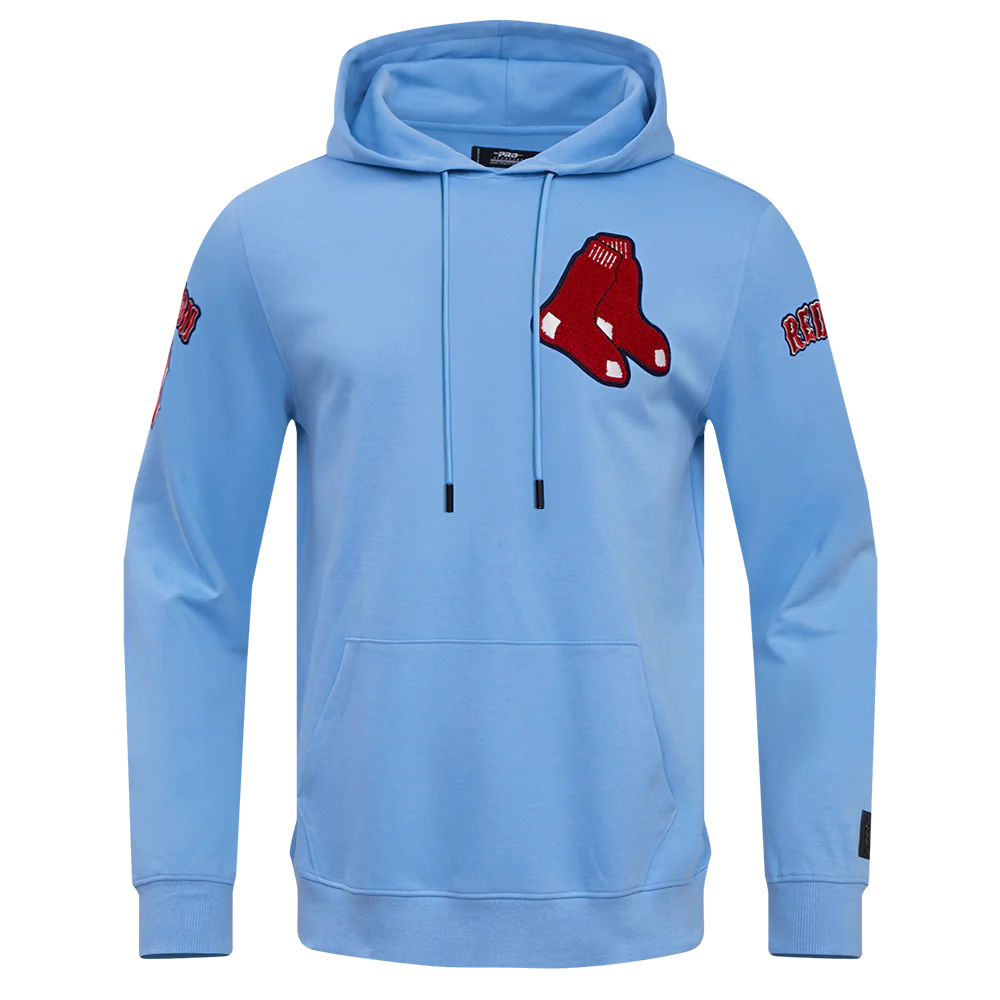 MLB BOSTON RED SOX CLASSIC CHENILLE MEN'S PULLOVER HOODIE