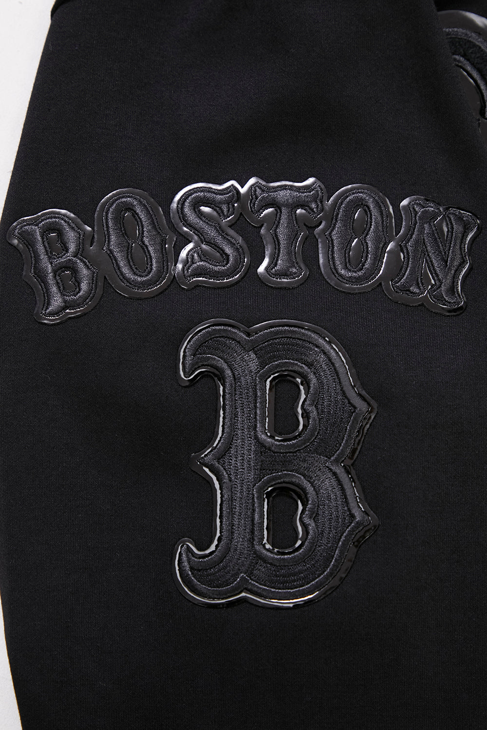 MLB BOSTON RED SOX TRIPLE BLACK MEN'S PULLOVER HOODIE