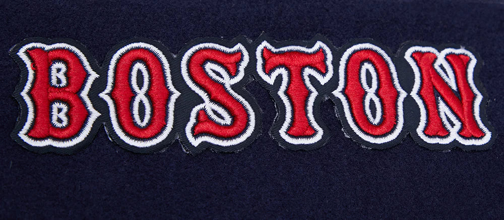 MLB BOSTON RED SOX MASHUP MEN'S RIB WOOL VARSITY JACKET