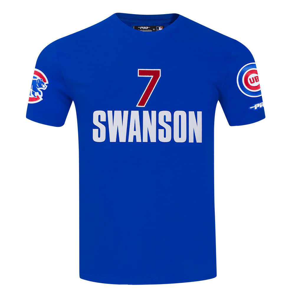 MLB CHICAGO CUBS DANSBY SWANSON #7 CLASSIC MEN'S SINGLE JERSEY MEN'S TOP