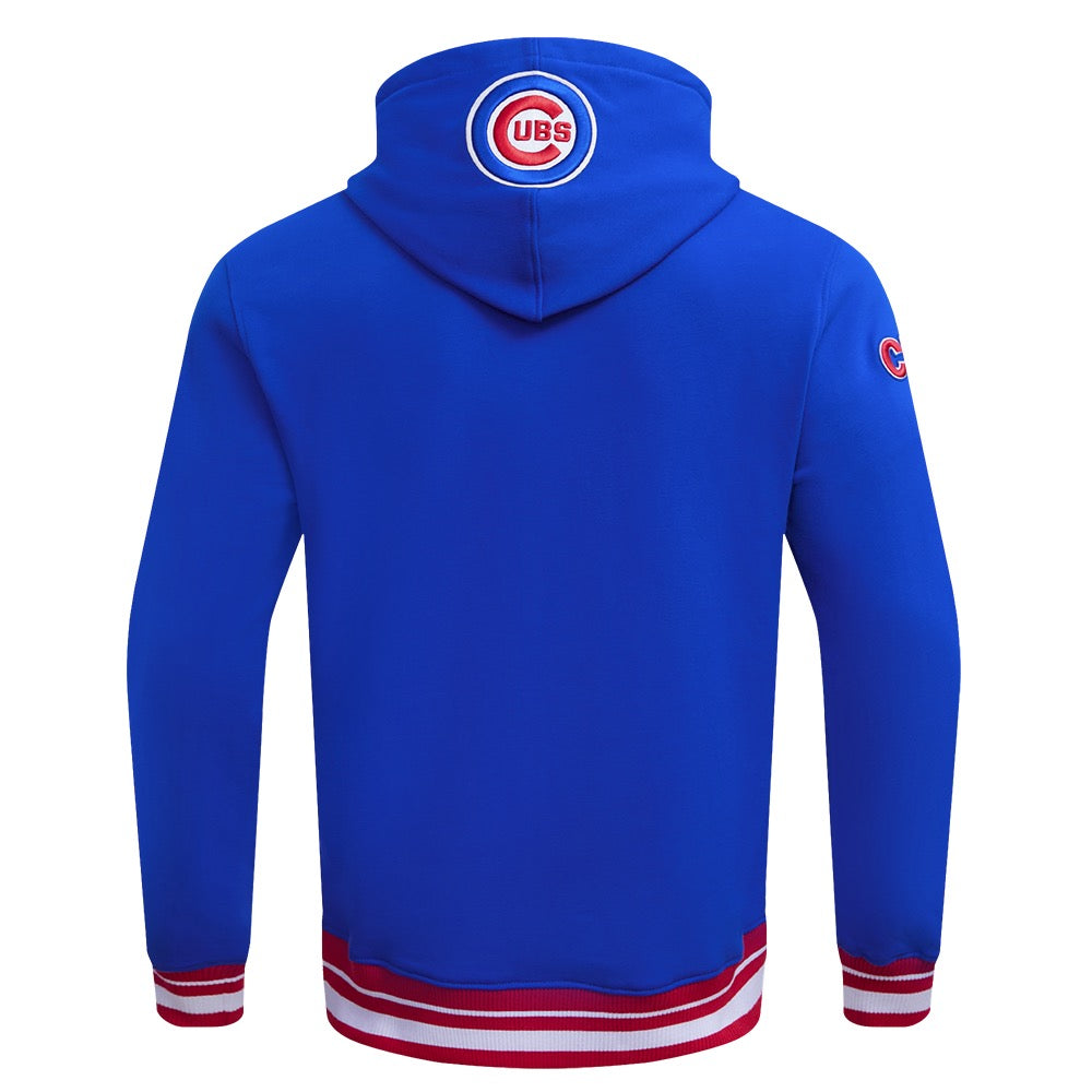 Chicago Cubs P/O Script Tail Hoodie