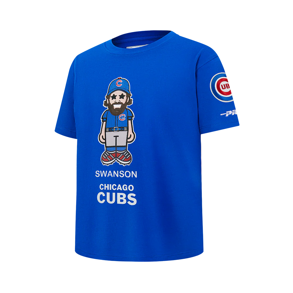 MLB CHICAGO CUBS DANSBY SWANSON #7 AVATAR BIG BOYS SHORT SLEEVE TOP
