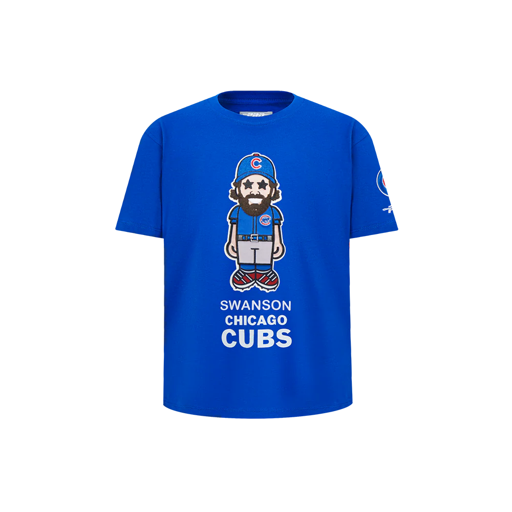 MLB CHICAGO CUBS DANSBY SWANSON #7 AVATAR LITTLE BOYS SHORT SLEEVE TOP