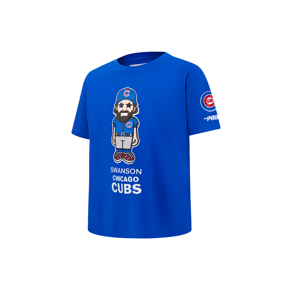 MLB CHICAGO CUBS DANSBY SWANSON #7 AVATAR LITTLE BOYS SHORT SLEEVE TOP