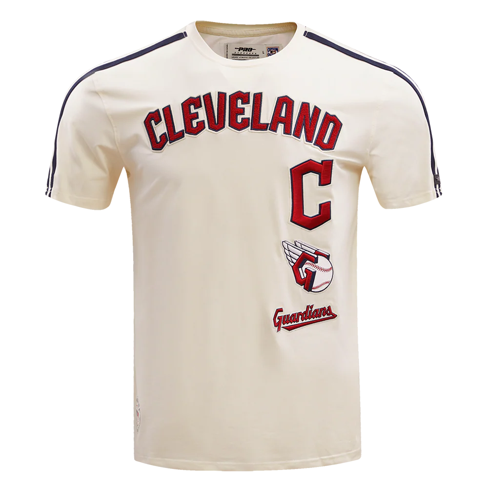 MLB CLEVELAND GUARDIANS RETRO CLASSIC MEN'S STRIPED TOP
