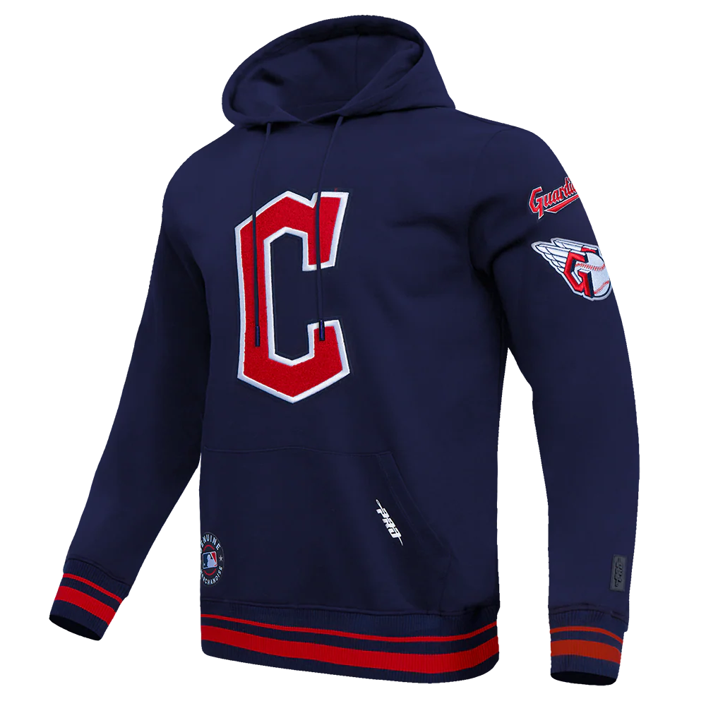 MLB CLEVELAND GUARDIANS RETRO CLASSIC MEN'S PULLOVER HOODIE