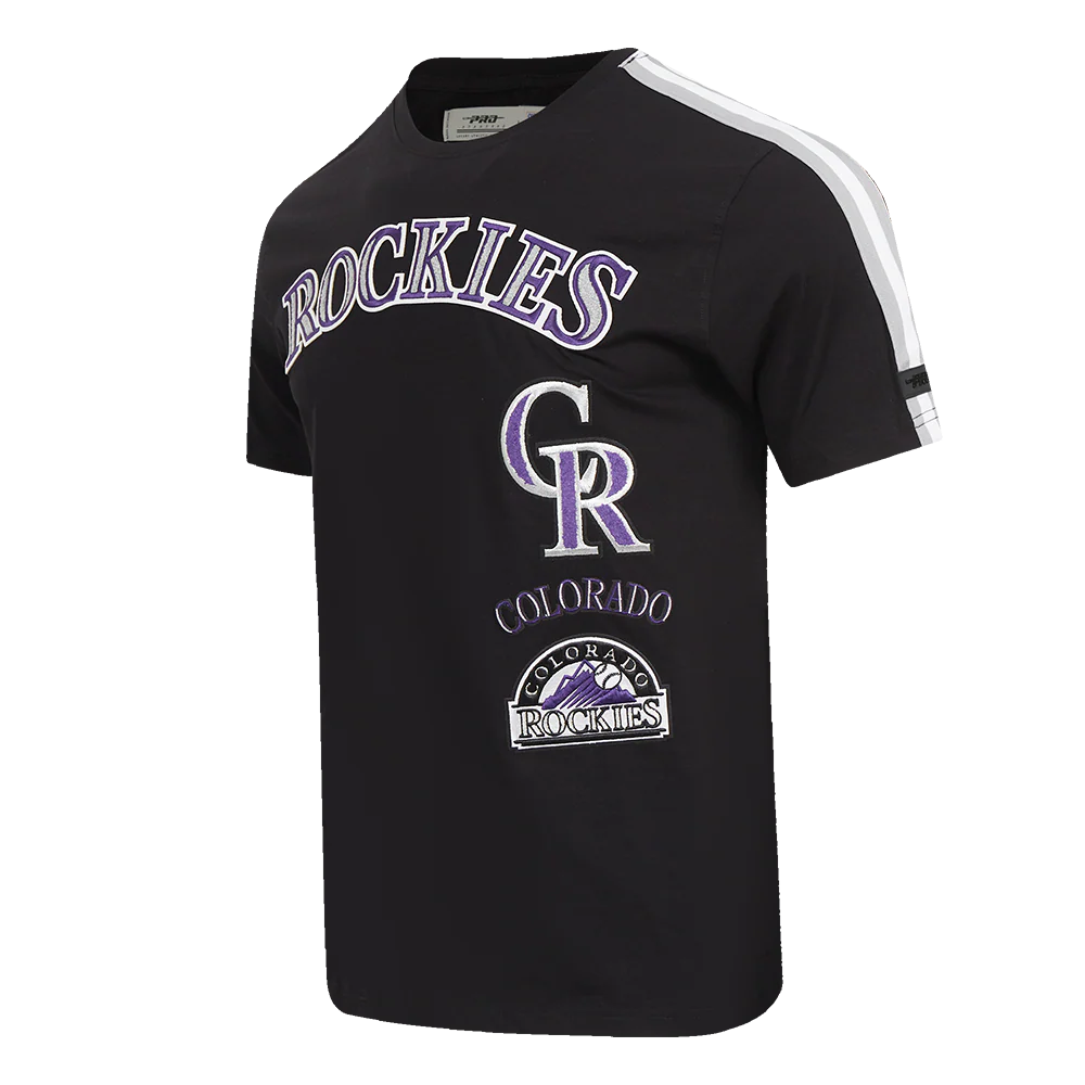 MLB COLORADO ROCKIES RETRO CLASSIC MEN'S STRIPED TOP