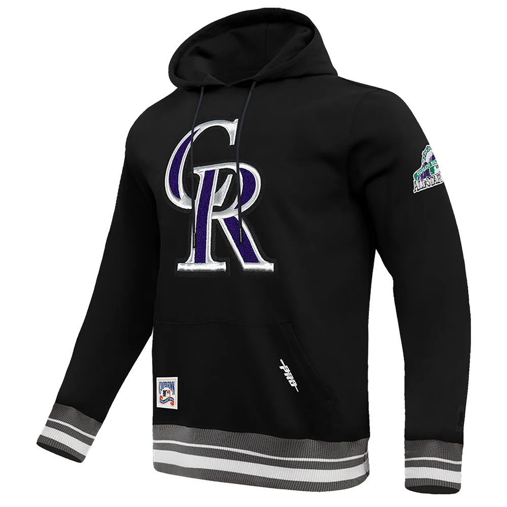 MLB COLORADO ROCKIES RETRO CLASSIC MEN'S PULLOVER HOODIE