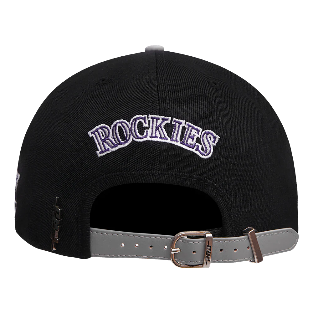 MLB COLORADO ROCKIES RETRO CLASSIC UNISEXS 6 PANEL STRAPBACK