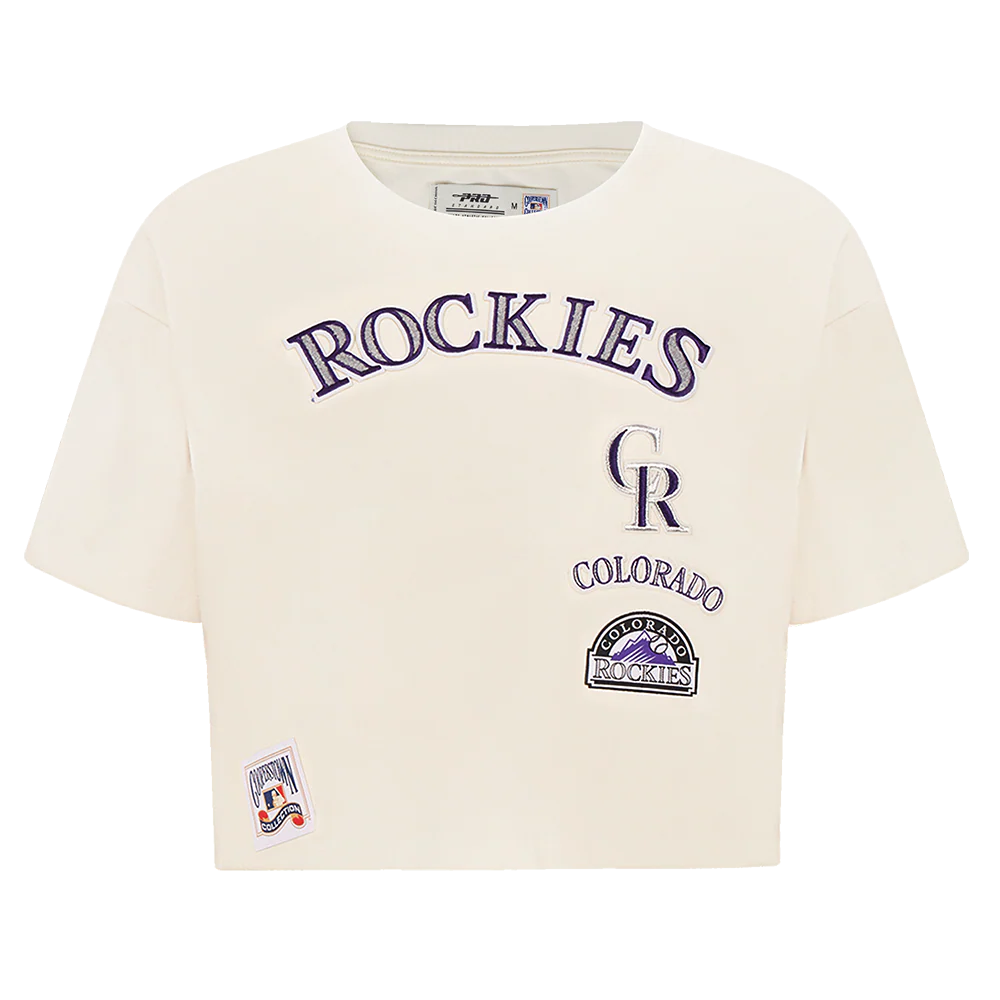 MLB COLORADO ROCKIES RETRO CLASSIC WOMEN'S BOXY TOP