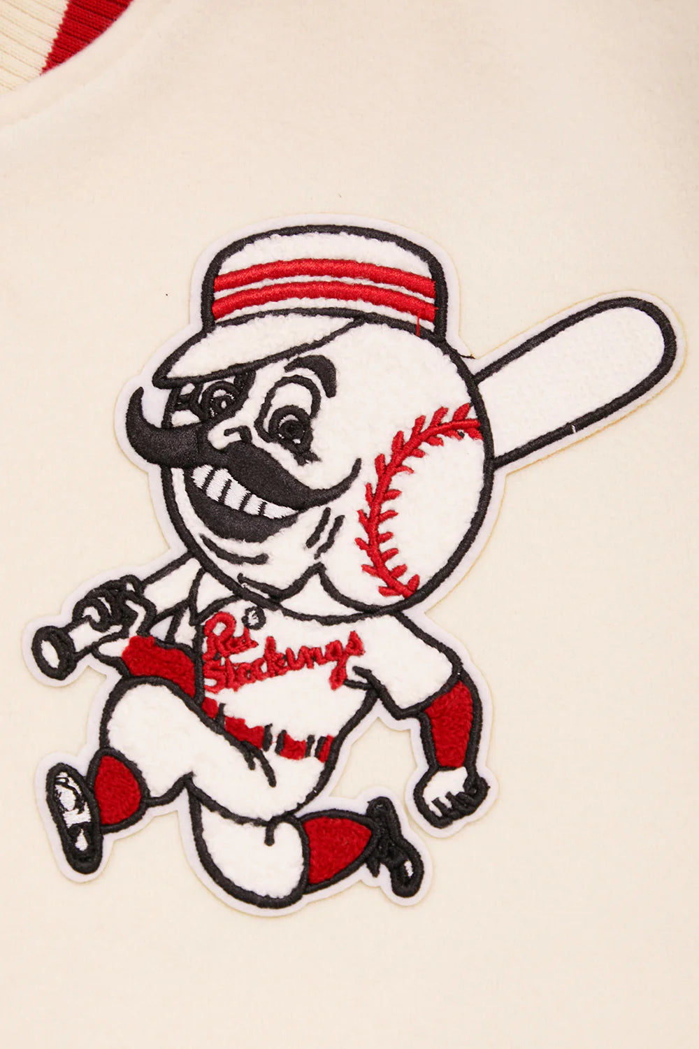 MLB CINCINNATI REDS RETRO CLASSIC MEN'S RIB WOOL VARSITY JACKET