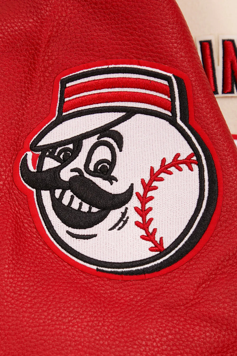 MLB CINCINNATI REDS RETRO CLASSIC MEN'S RIB WOOL VARSITY JACKET