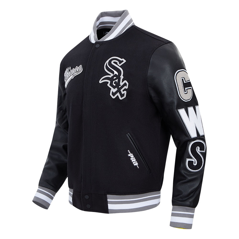 Chicago White Sox Script Tail Wool Varsity Jacket