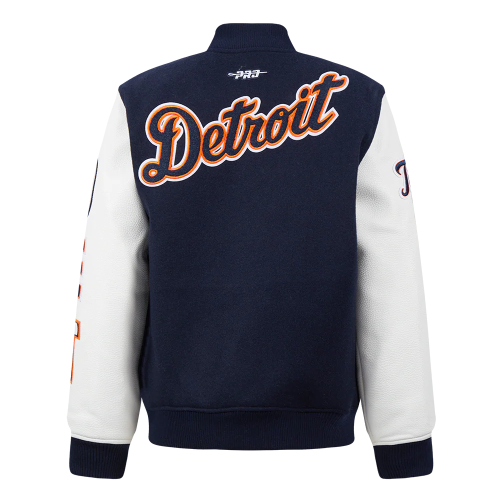 MLB DETROIT TIGERS CLASSIC BIG BOYS WOOL VARSITY JACKET