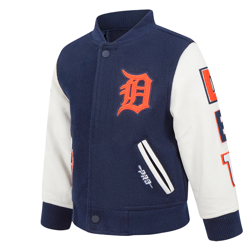 MLB DETROIT TIGERS CLASSIC TODDLER BOYS WOOL VARSITY JACKET