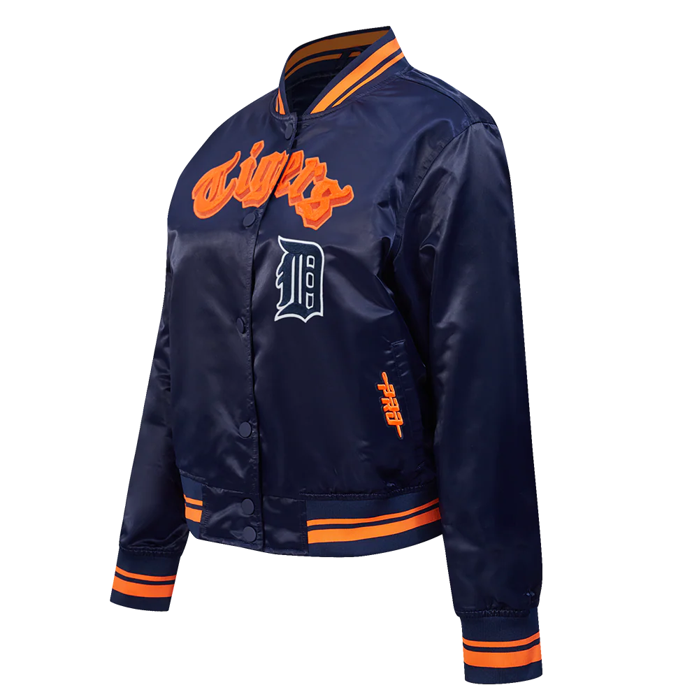 MLB DETROIT TIGERS BEST OF WOMEN'S RIB SATIN JACKET