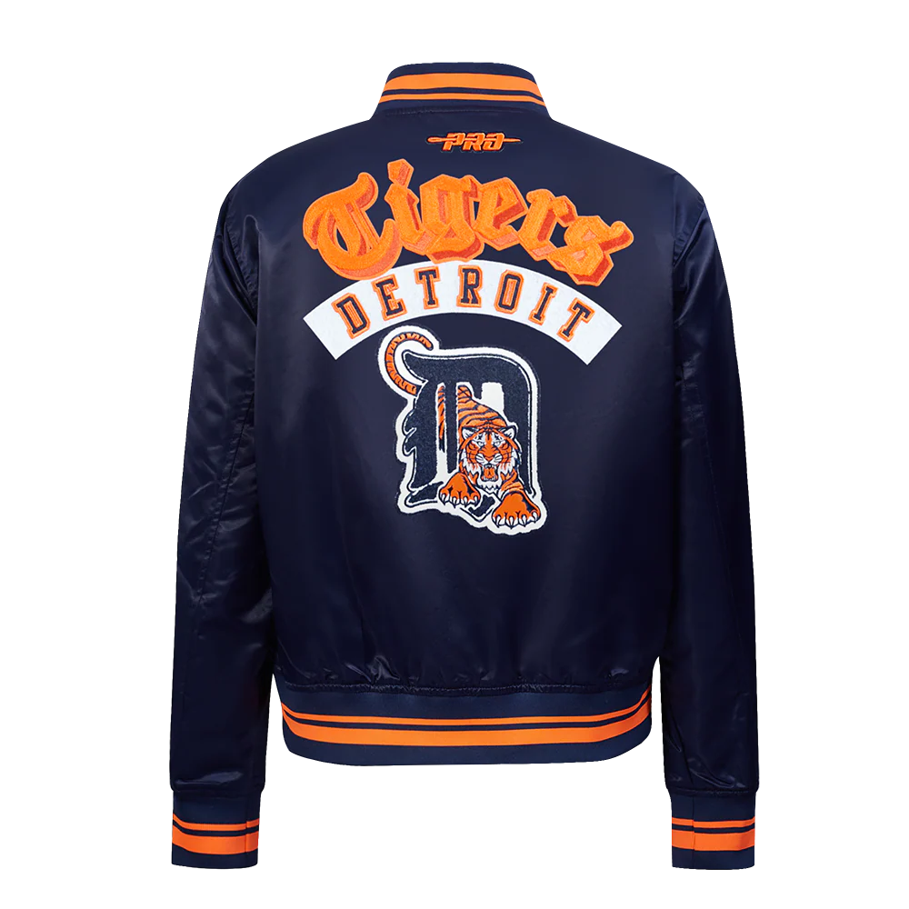 MLB DETROIT TIGERS BEST OF WOMEN'S RIB SATIN JACKET
