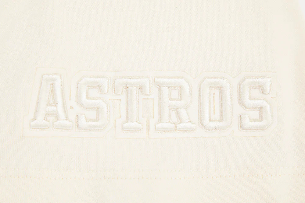 MLB HOUSTON ASTROS NEUTRAL COTTON JERSEY DROP SHOULDER TOP