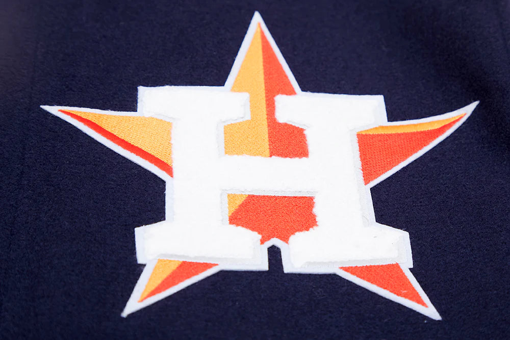 MLB HOUSTON ASTROS MASHUP MEN'S RIB WOOL VARSITY JACKET
