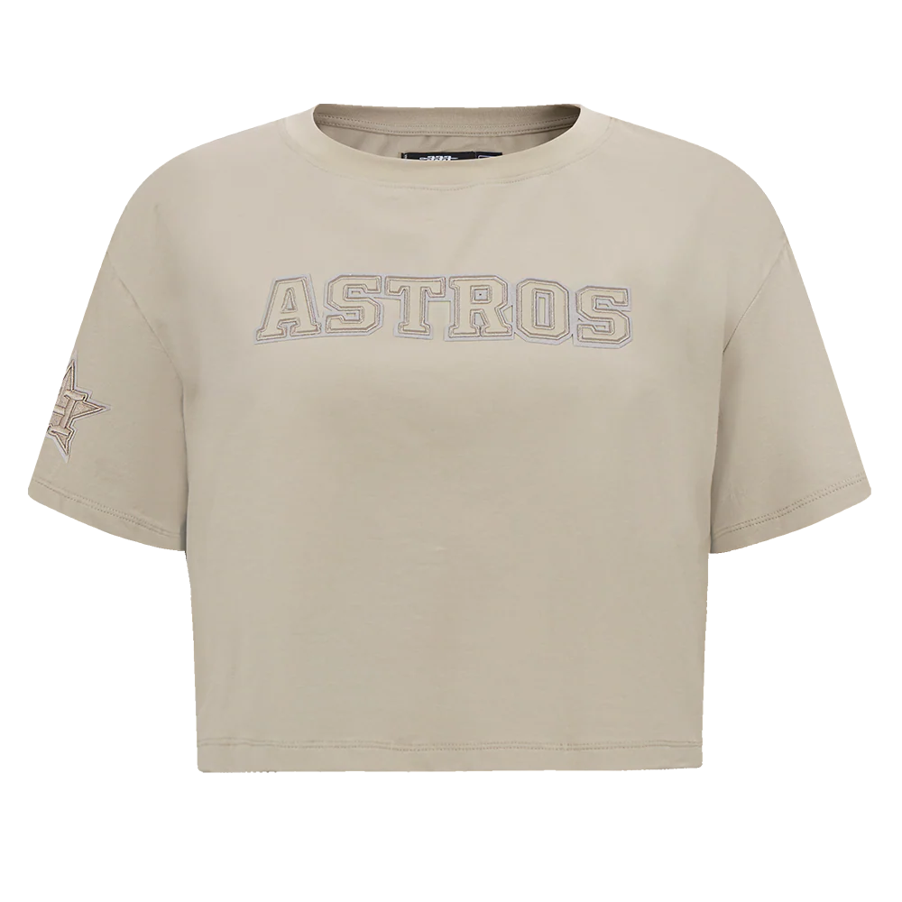 MLB HOUSTON ASTROS NEUTRAL WOMEN'S BOXY TOP